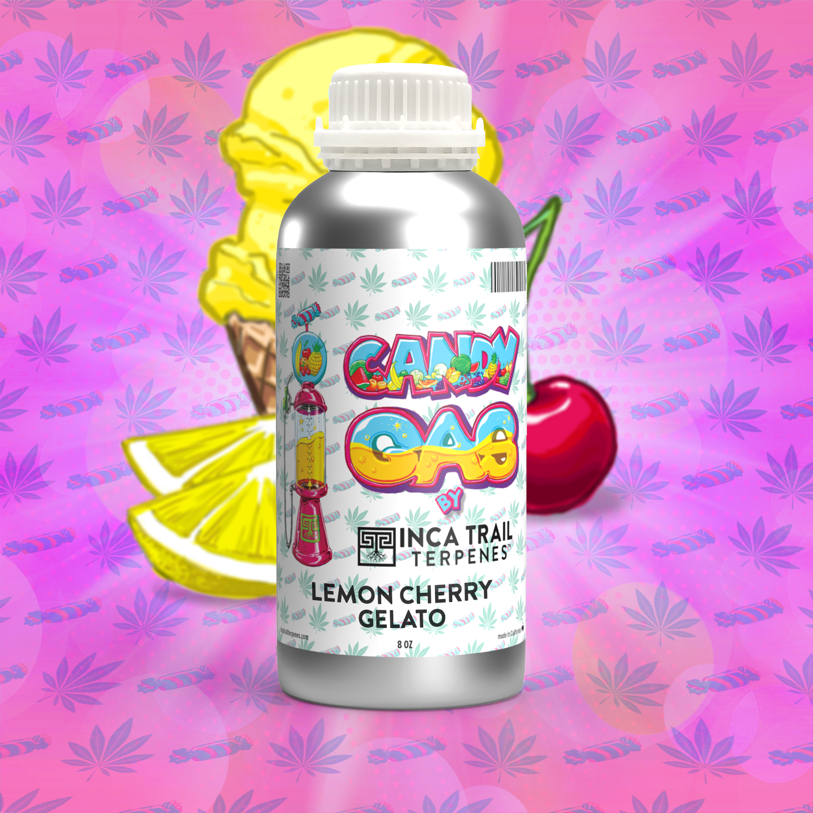 Canda キャンダ Lemon Cherry Gelato - Candy Gas – Inca Trail Terpenes